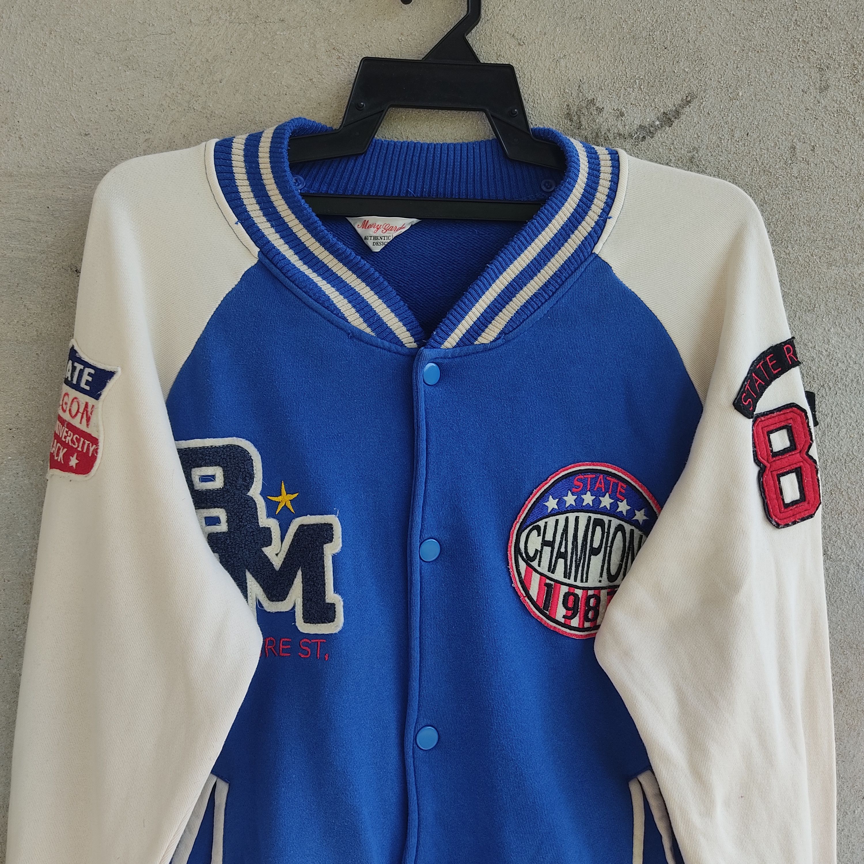 Other State Oregon Merry Garden Logo Emberoided Varsity Jacket Size US M / EU 48-50 / 2 - 3 Thumbnail