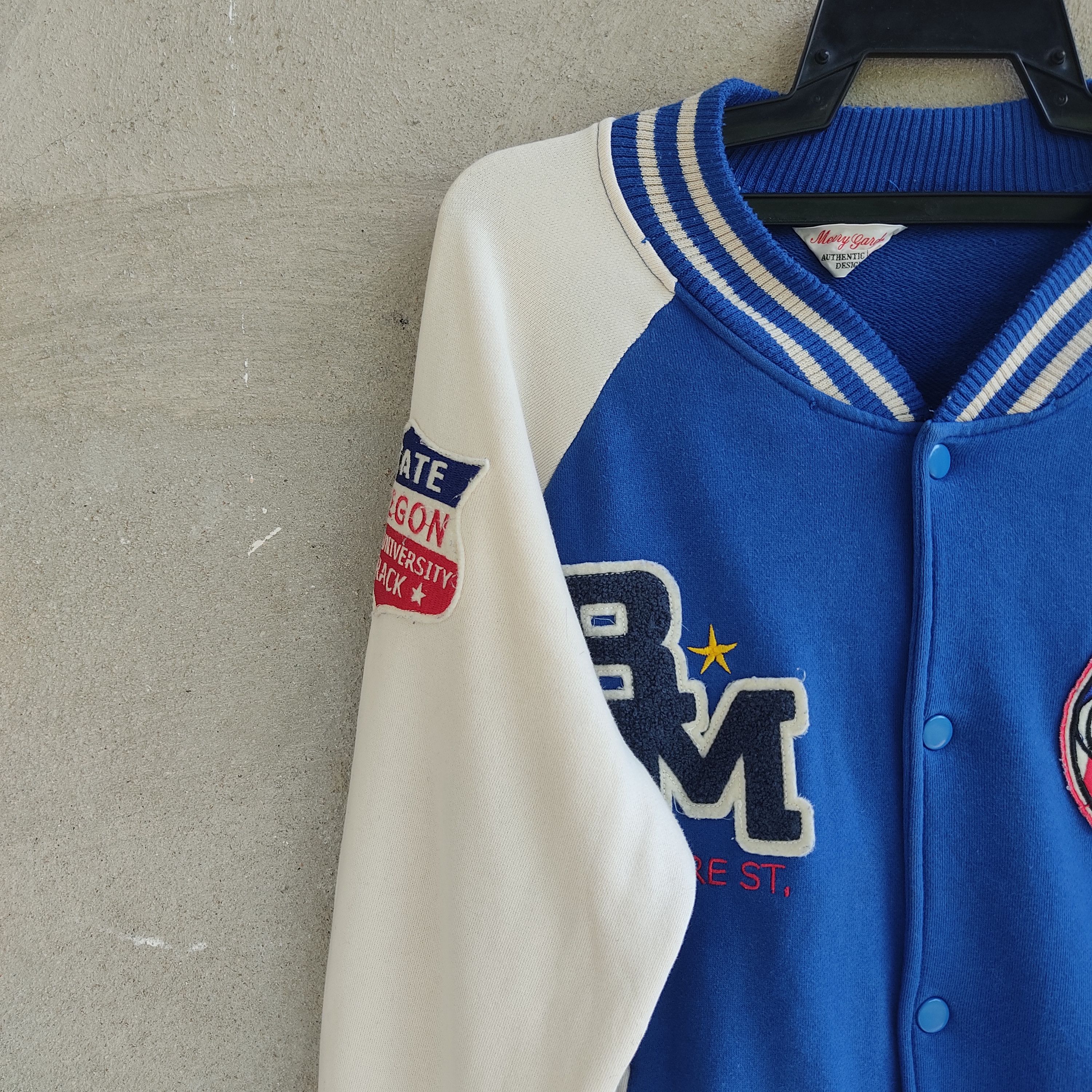 Other State Oregon Merry Garden Logo Emberoided Varsity Jacket Size US M / EU 48-50 / 2 - 5 Thumbnail