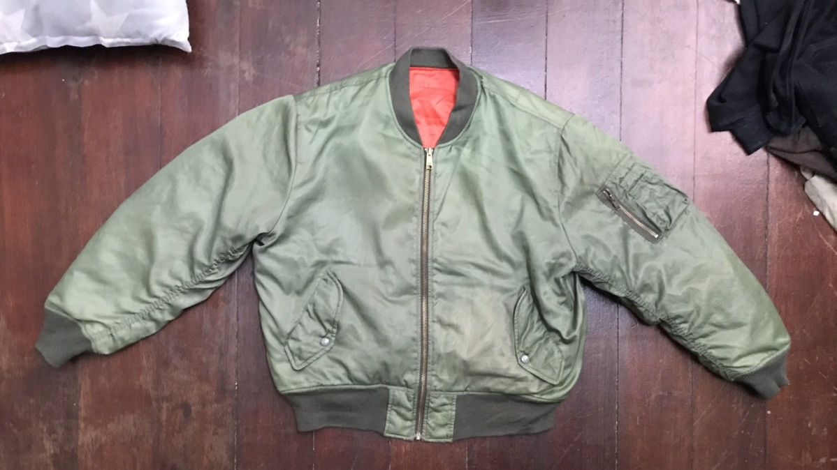 Vintage Vintage Us Air Force flight zipper jacket Size US L / EU 52-54 / 3 - 7 Thumbnail