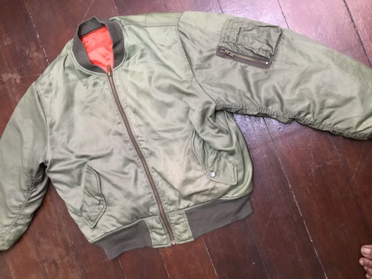 Vintage Vintage Us Air Force flight zipper jacket Size US L / EU 52-54 / 3 - 4 Thumbnail