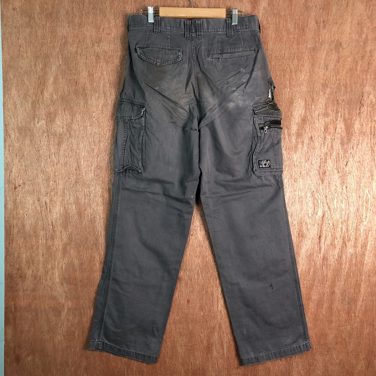Japanese Brand DLL Hop Scot Distressed Multipocket Cargo Pants #c119 Size US 32 / EU 48 - 7 Thumbnail