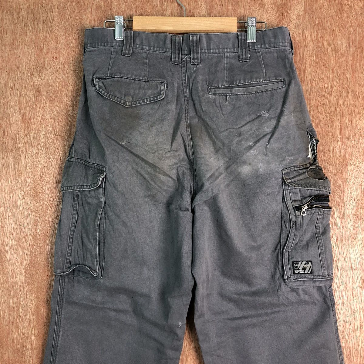 Japanese Brand DLL Hop Scot Distressed Multipocket Cargo Pants #c119 Size US 32 / EU 48 - 8 Thumbnail