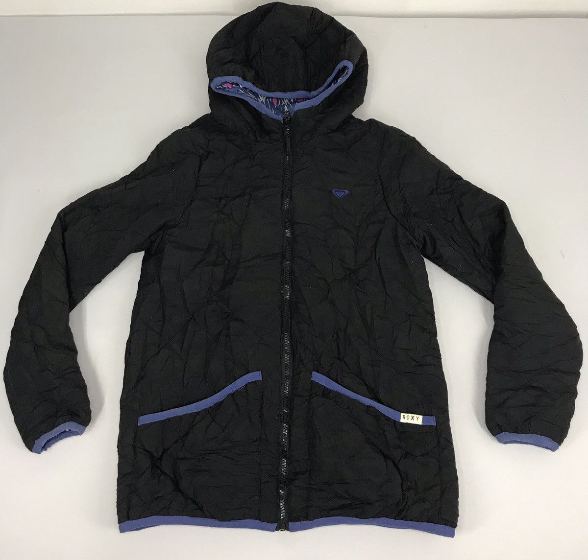 Japanese Brand Roxy Sweatshirt Hoodie Jacket Quilted Abstract Inner Size M / US 6-8 / IT 42-44 - 1 Thumbnail