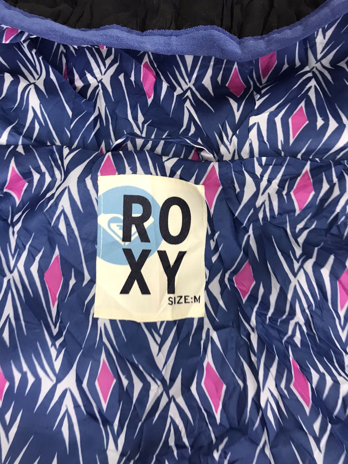 Japanese Brand Roxy Sweatshirt Hoodie Jacket Quilted Abstract Inner Size M / US 6-8 / IT 42-44 - 4 Thumbnail