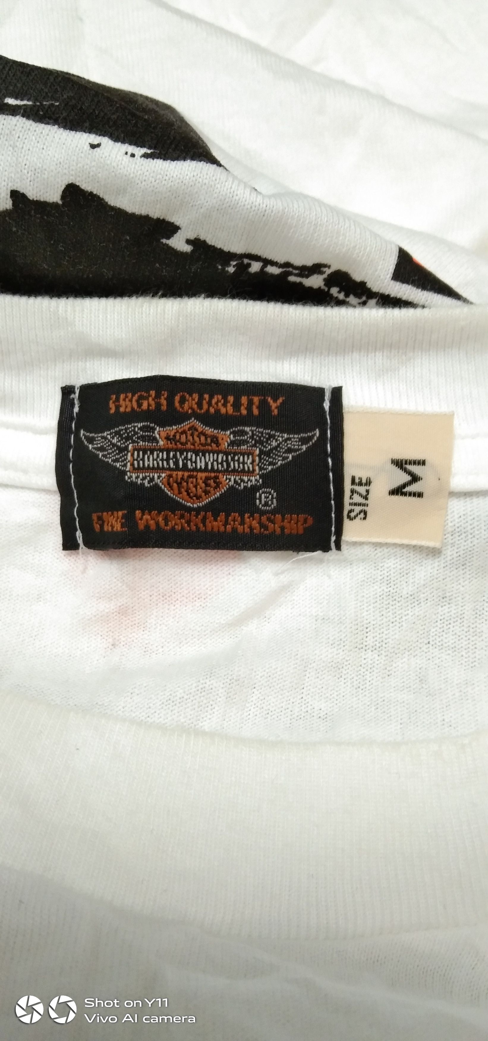 Harley Davidson VTG HARLEY DAVIDSON '1' SAITAMA JAPAN VERY RARE Size US M / EU 48-50 / 2 - 5 Thumbnail