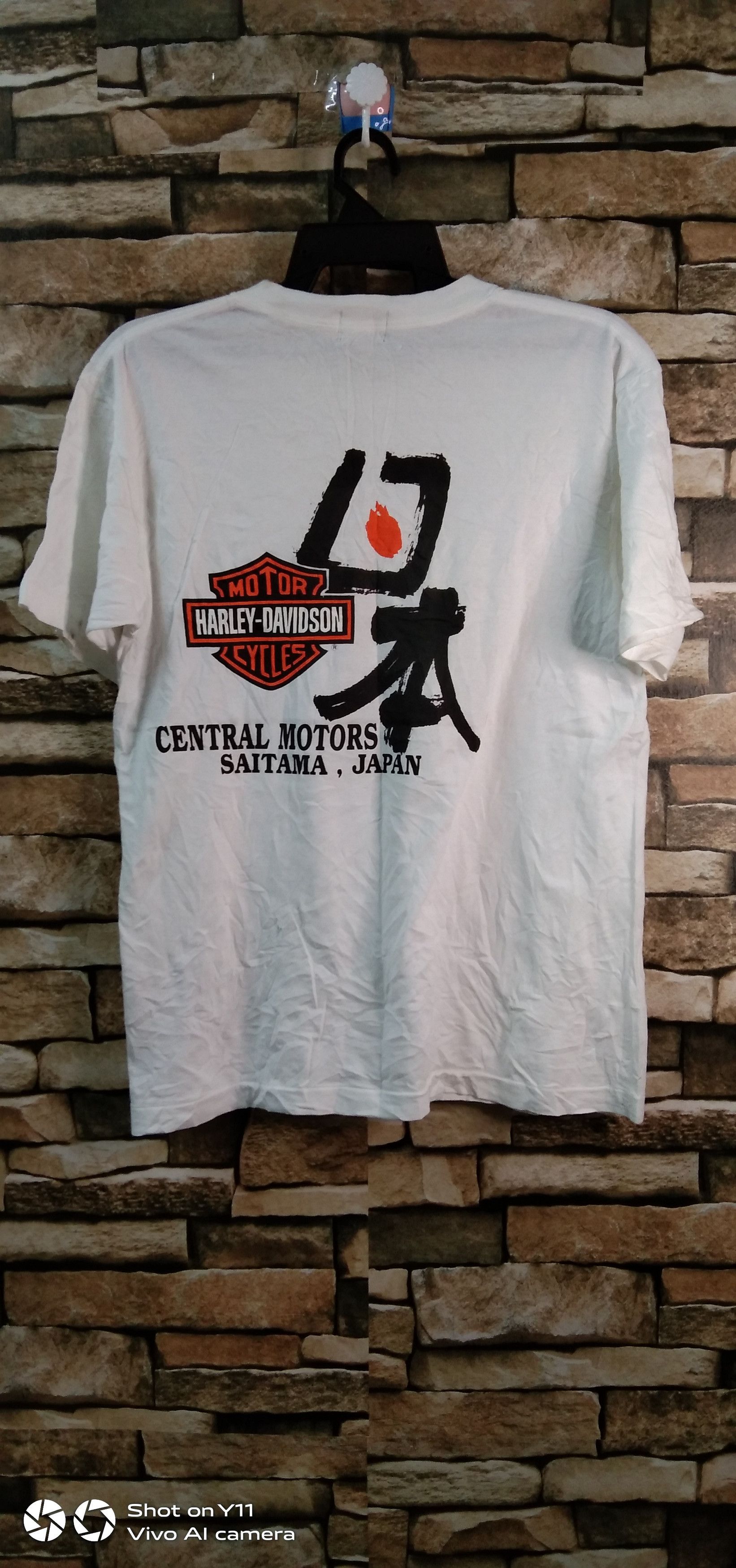 Harley Davidson VTG HARLEY DAVIDSON '1' SAITAMA JAPAN VERY RARE Size US M / EU 48-50 / 2 - 1 Thumbnail