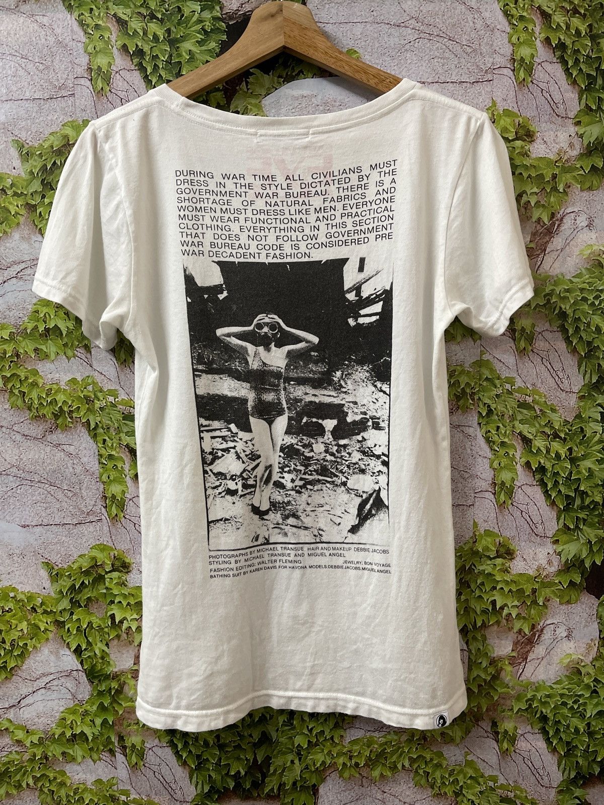Hysteric Glamour 🔥HOT🇯🇵🔥HYSTERIC GLAMOUR EAST VILLAGE EYE PHOTO TEE VERY RARE Size ONE SIZE - 7 Thumbnail