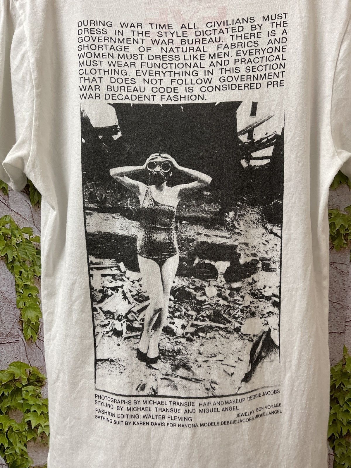Hysteric Glamour 🔥HOT🇯🇵🔥HYSTERIC GLAMOUR EAST VILLAGE EYE PHOTO TEE VERY RARE Size ONE SIZE - 8 Thumbnail