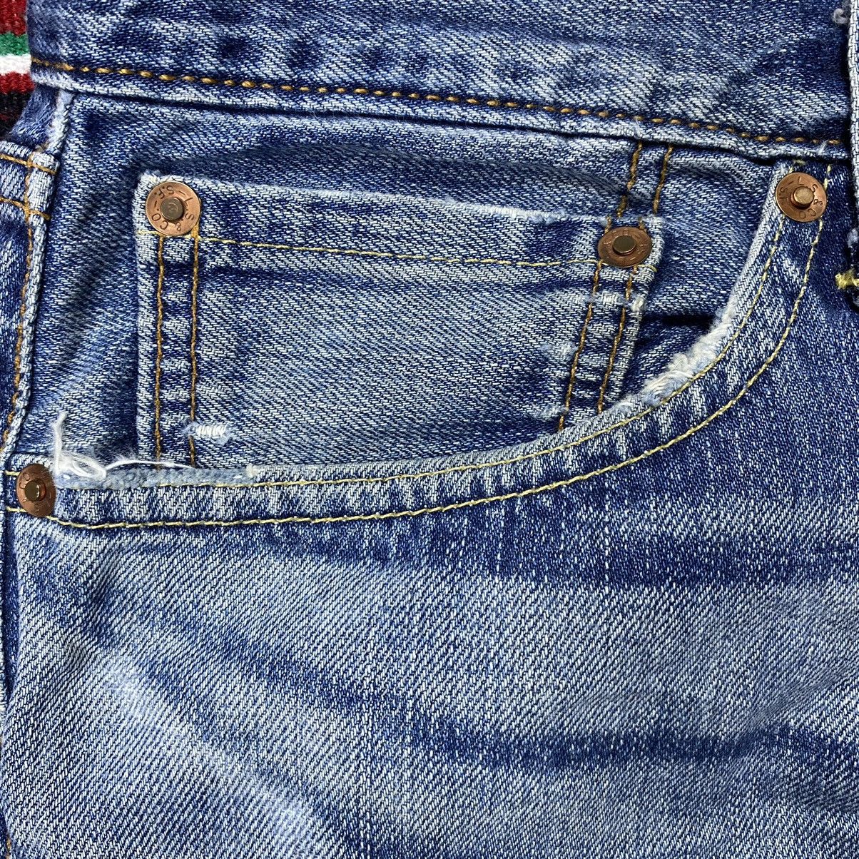 Levi's 🔥Vintage Levi’s 505 Distressed Denim Size US 33 - 3 Thumbnail