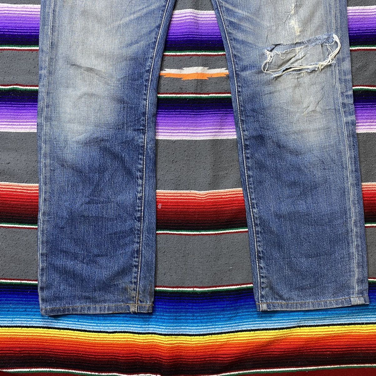 Levi's 🔥Vintage Levi’s 505 Distressed Denim Size US 33 - 4 Thumbnail