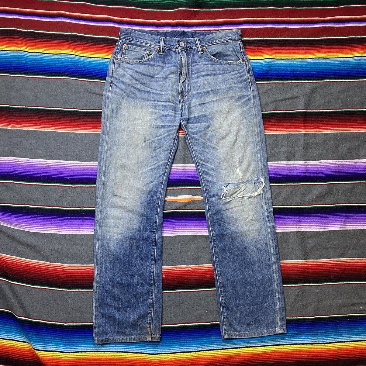 Levi's 🔥Vintage Levi’s 505 Distressed Denim Size US 33 - 1 Thumbnail