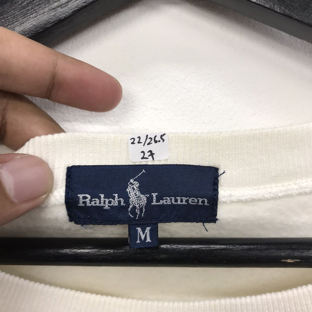 Polo Ralph Lauren × Vintage *Rare!! Vintage Polo Ralph Lauren Spellout Sweatshirt Size US M / EU 48-50 / 2 - 16 Thumbnail