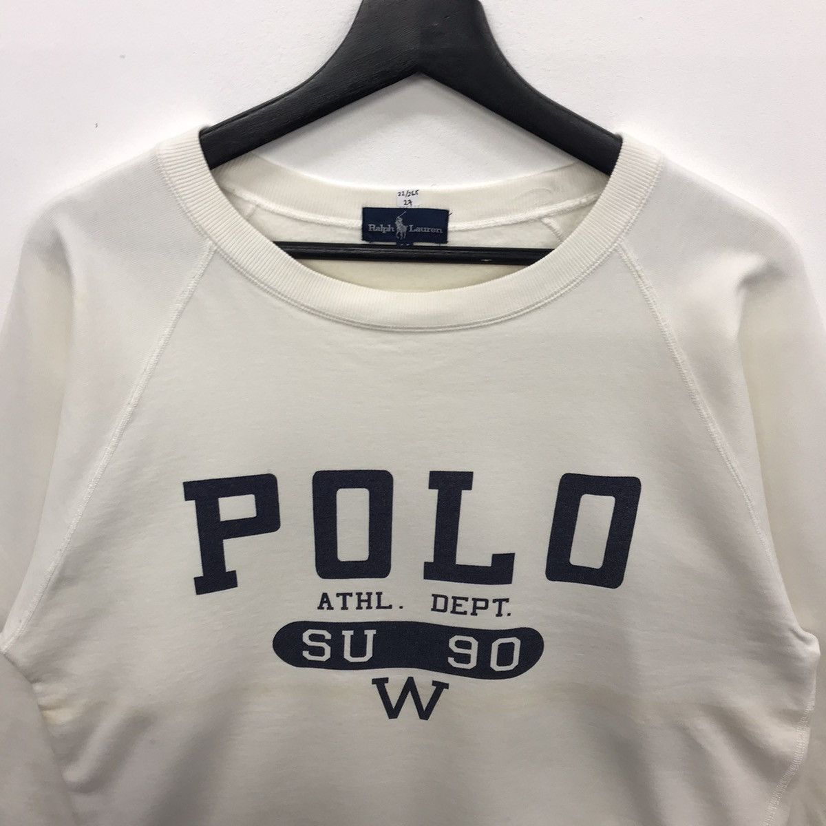 Polo Ralph Lauren × Vintage *Rare!! Vintage Polo Ralph Lauren Spellout Sweatshirt Size US M / EU 48-50 / 2 - 7 Thumbnail