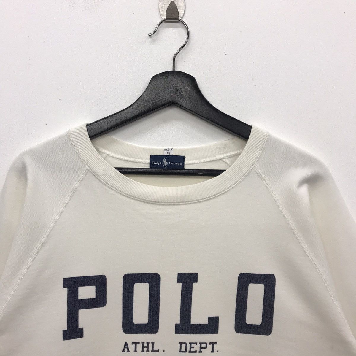 Polo Ralph Lauren × Vintage *Rare!! Vintage Polo Ralph Lauren Spellout Sweatshirt Size US M / EU 48-50 / 2 - 2 Thumbnail