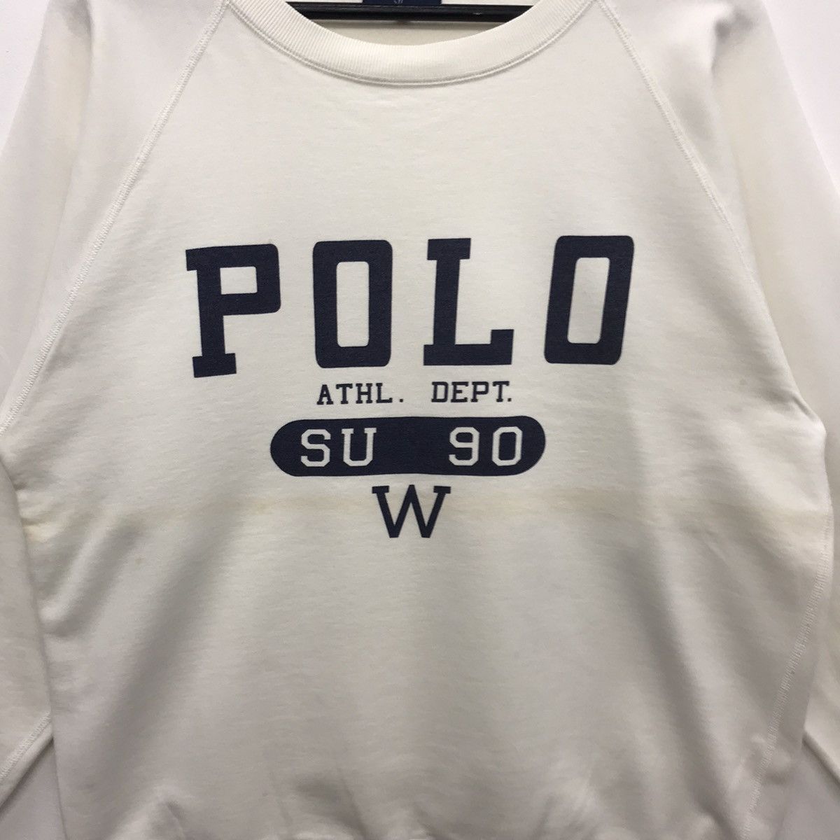 Polo Ralph Lauren × Vintage *Rare!! Vintage Polo Ralph Lauren Spellout Sweatshirt Size US M / EU 48-50 / 2 - 9 Thumbnail