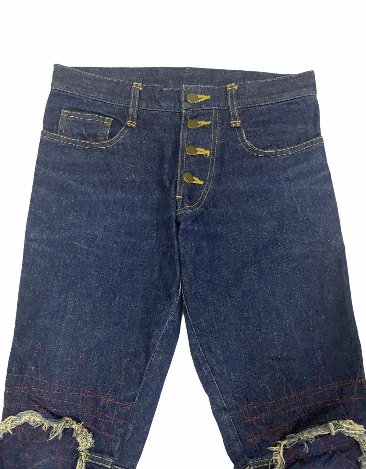 Christopher Nemeth Rare🔥Christopher Nemeth Knee Patched Biker Size US 30 / EU 46 - 4 Thumbnail