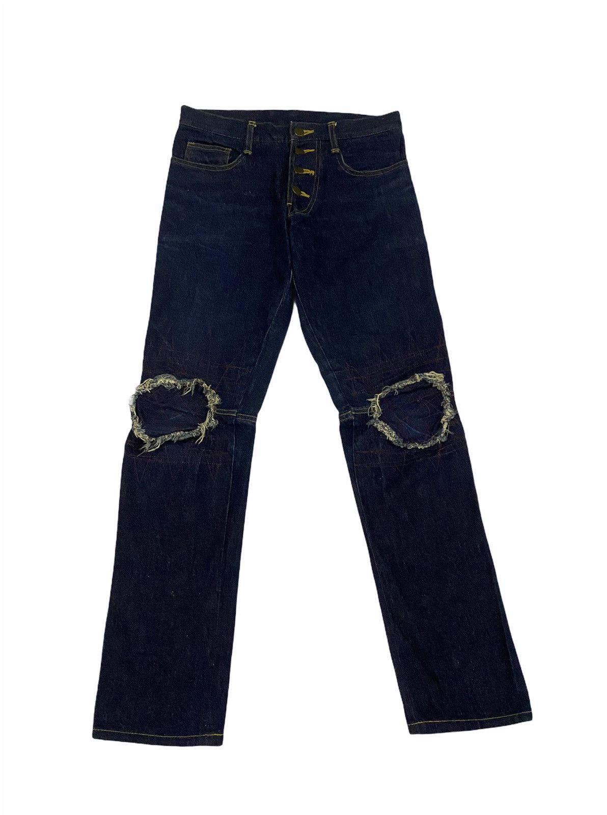 Christopher Nemeth Rare🔥Christopher Nemeth Knee Patched Biker Size US 30 / EU 46 - 1 Thumbnail