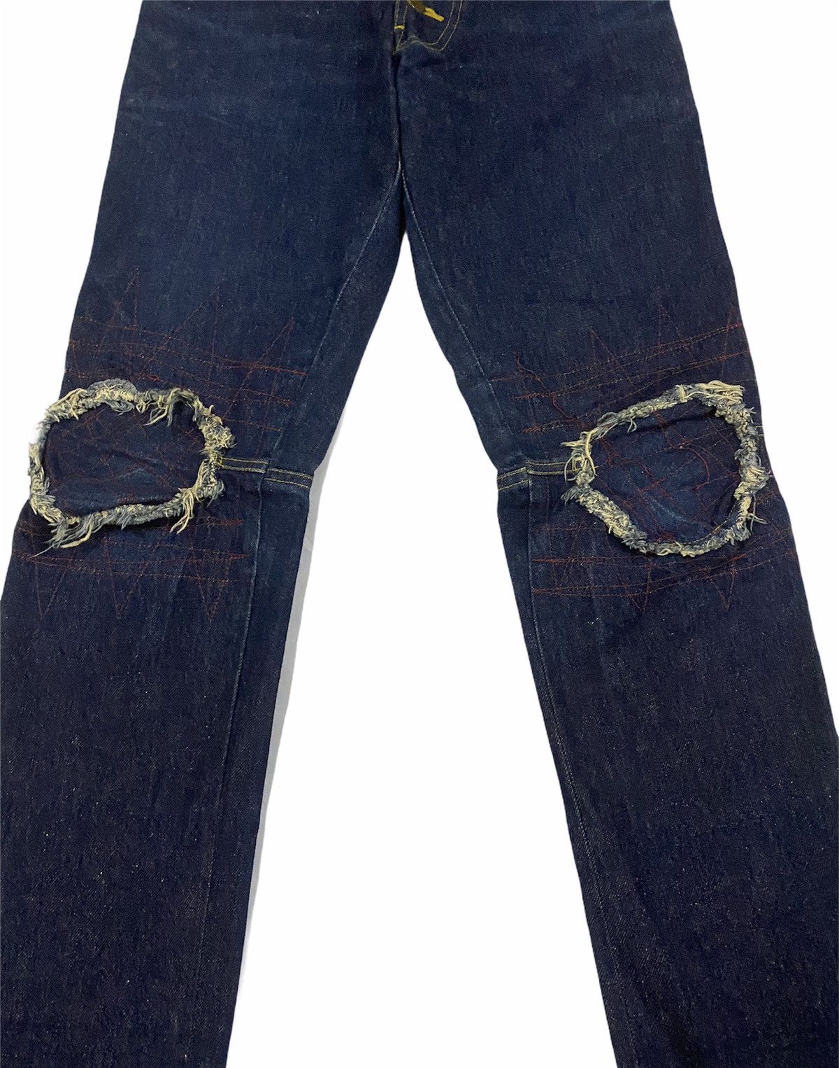 Christopher Nemeth Rare🔥Christopher Nemeth Knee Patched Biker Size US 30 / EU 46 - 9 Thumbnail