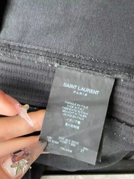 Saint Laurent Paris Saint Laurent Zipper jeans Grailed