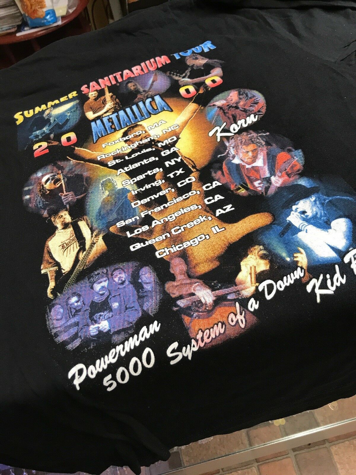 Band Tees Vintage 2000 Rock Tee Size US XL / EU 56 / 4 - 4 Thumbnail