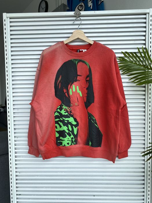 Vintage Billie Eilish Sun Faded Crewneck / Hysteric Gap Glamour