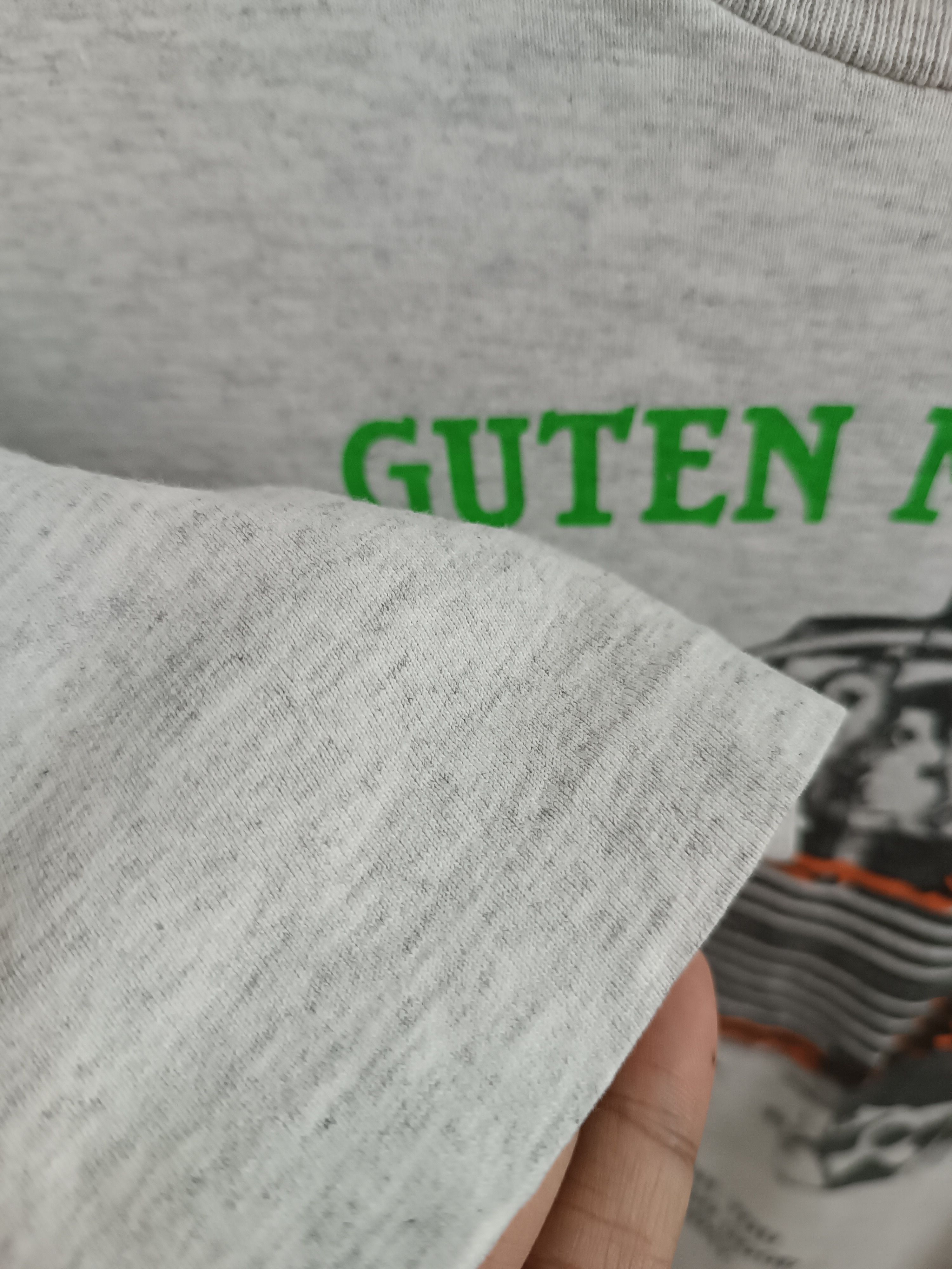 Vintage VINTAGE 90'S GUTEN MORGEN! SINGLE STITCH ADULT FUNNY TEE Size US L / EU 52-54 / 3 - 12 Thumbnail