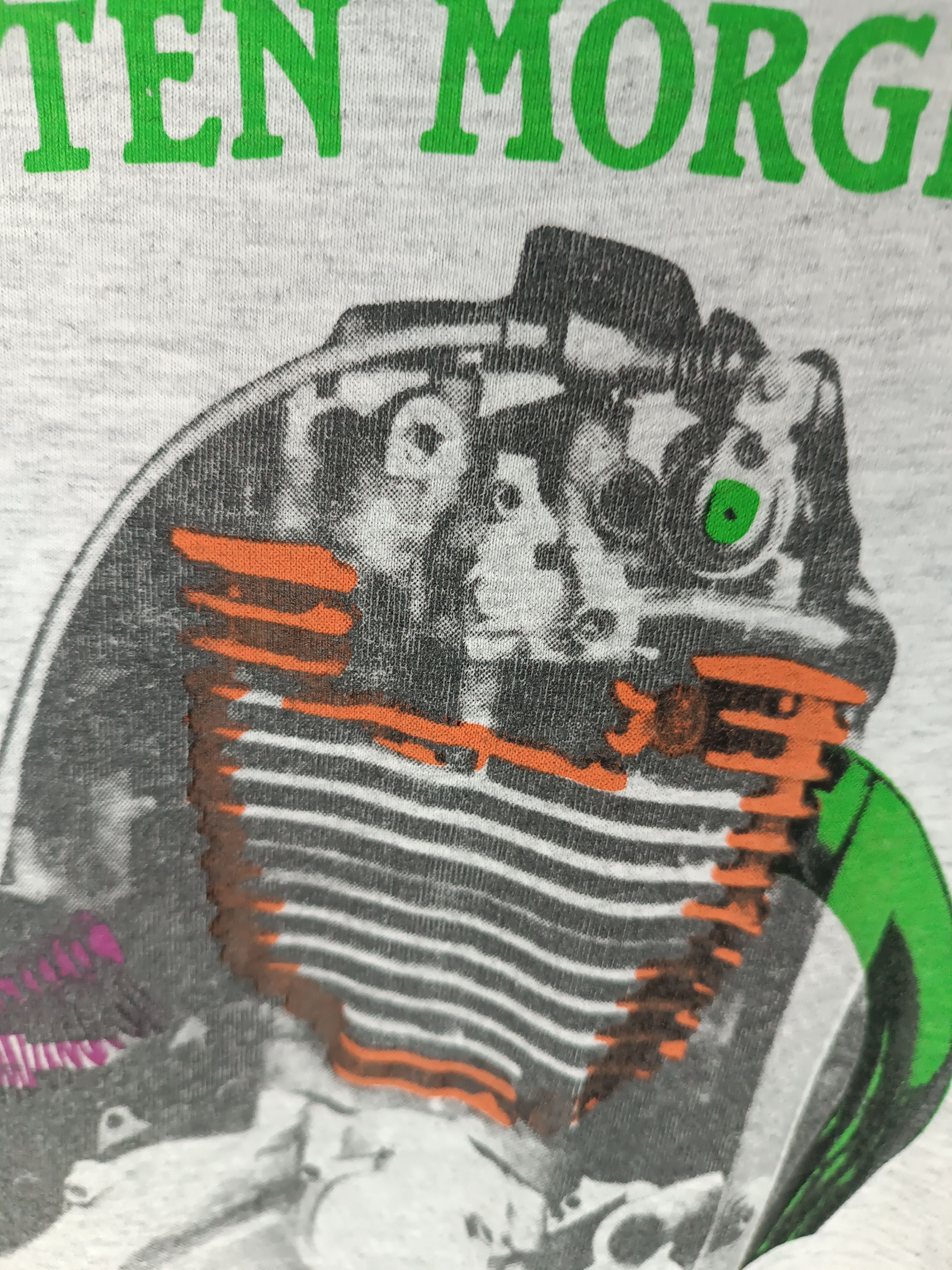 Vintage VINTAGE 90'S GUTEN MORGEN! SINGLE STITCH ADULT FUNNY TEE Size US L / EU 52-54 / 3 - 9 Thumbnail