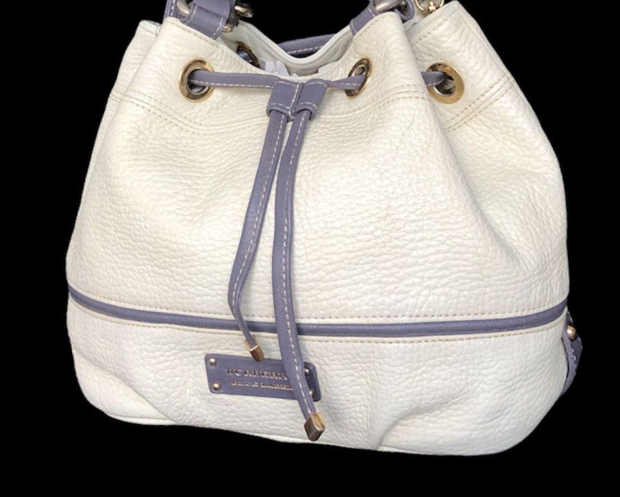 Burberry Burberry London Blue Label Leather Bucket Bag Size ONE SIZE - 7 Thumbnail
