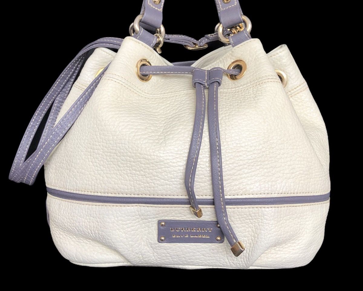 Burberry Burberry London Blue Label Leather Bucket Bag Size ONE SIZE - 2 Thumbnail