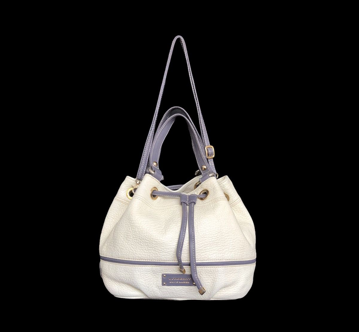 Burberry Burberry London Blue Label Leather Bucket Bag Size ONE SIZE - 3 Thumbnail