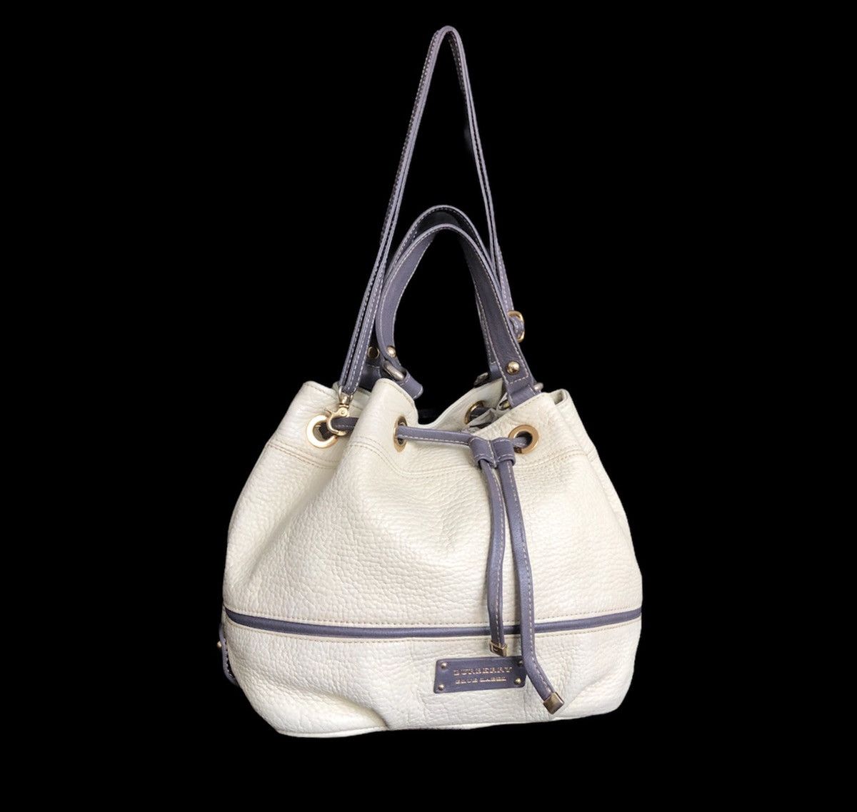 Burberry Burberry London Blue Label Leather Bucket Bag Size ONE SIZE - 6 Thumbnail