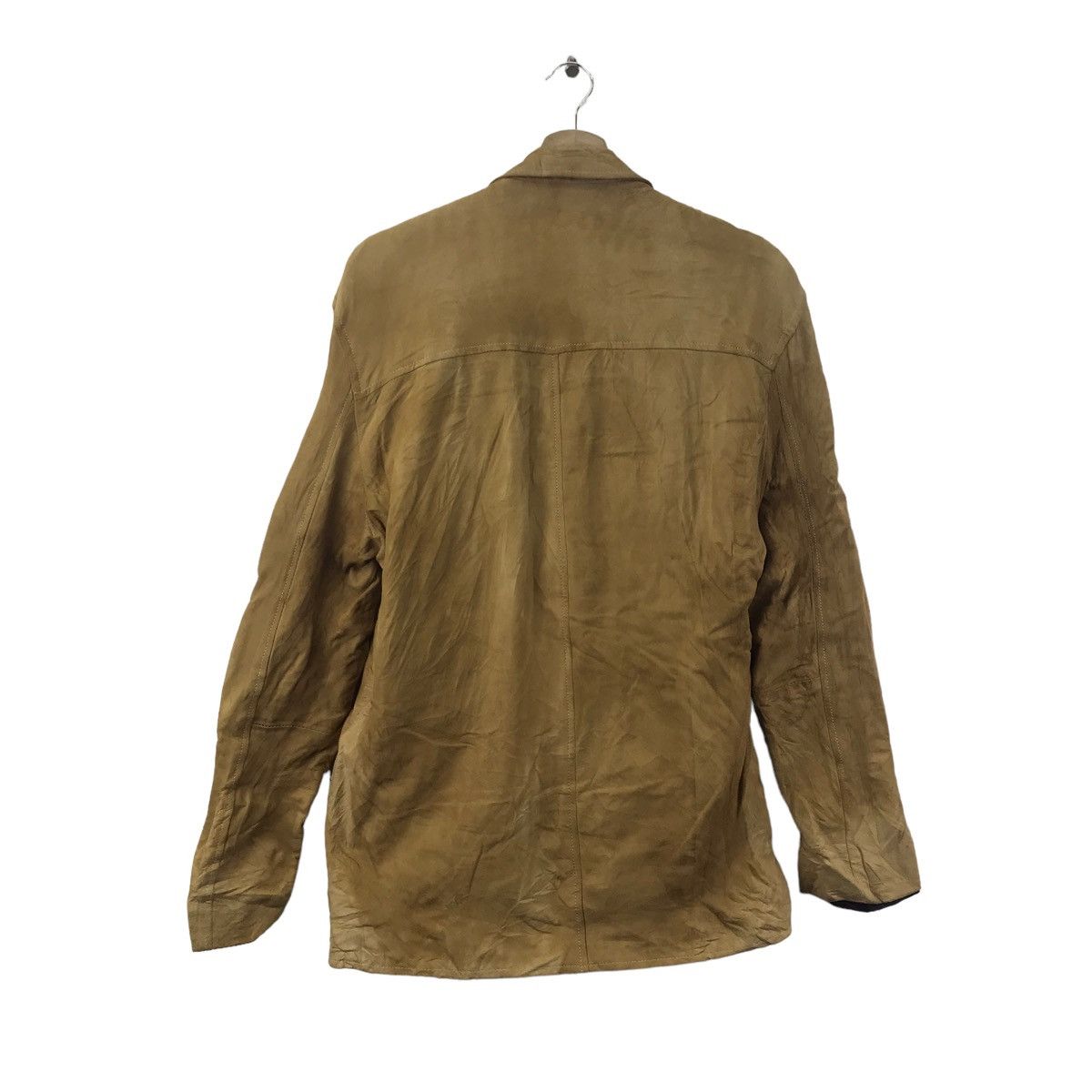 Vintage Vintage GENUINE LEATHER AUSTRALIA Brown Button Up Parka Size US L / EU 52-54 / 3 - 5 Thumbnail