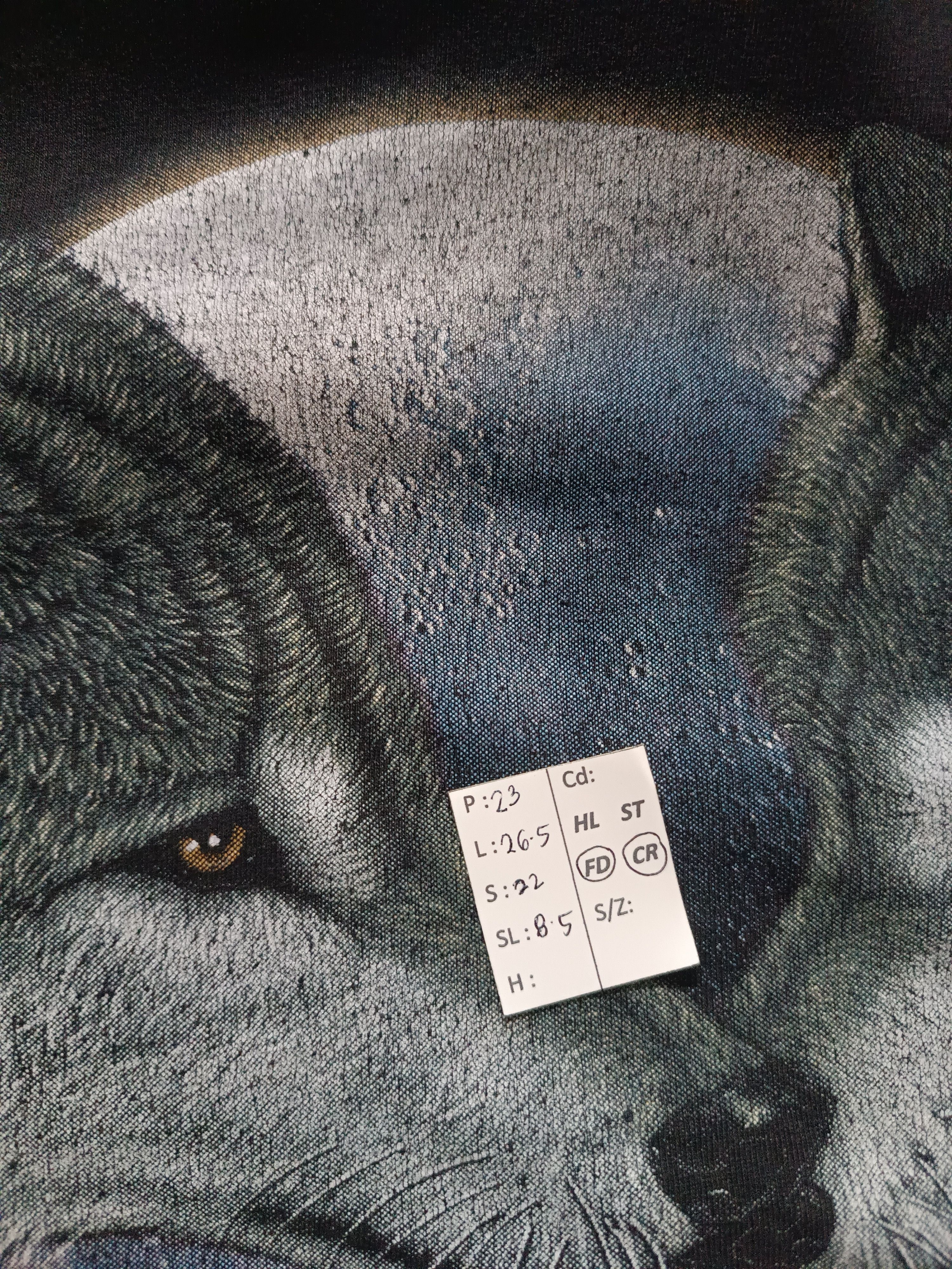 Other VINTAGE 90'S ALPHA WOLF UNDER THE MOON TEE Size US L / EU 52-54 / 3 - 20 Thumbnail