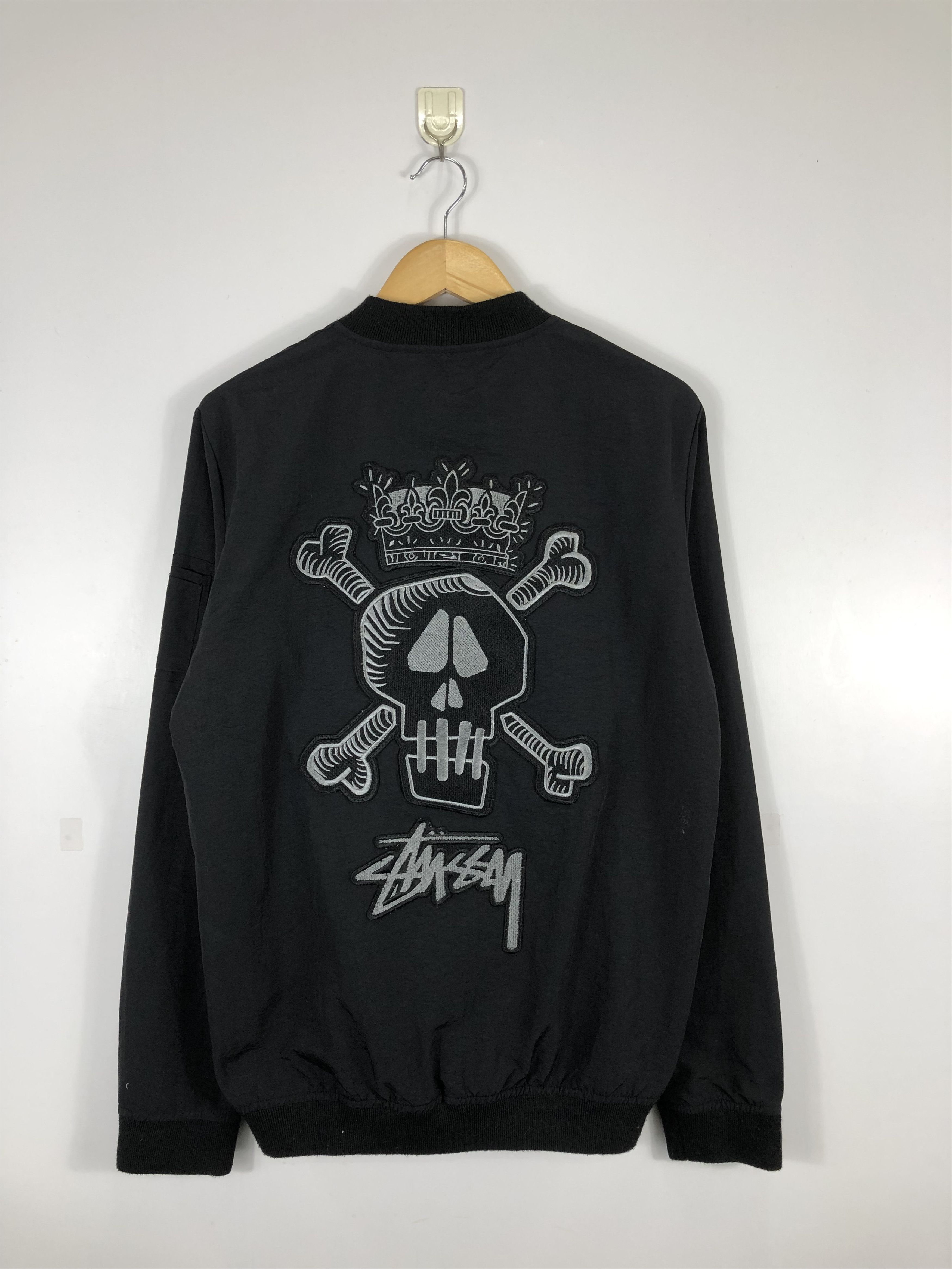 Vintage Vintage Stussy Bomber Jacket Backprint Logo | Grailed