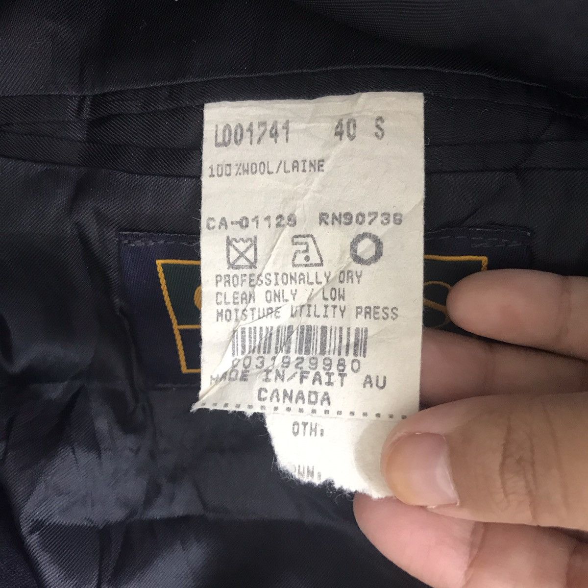 Chaps Ralph Lauren CHAPS RALPH LAUREN Plain Navy Coat Blazer Size US M / EU 48-50 / 2 - 5 Thumbnail