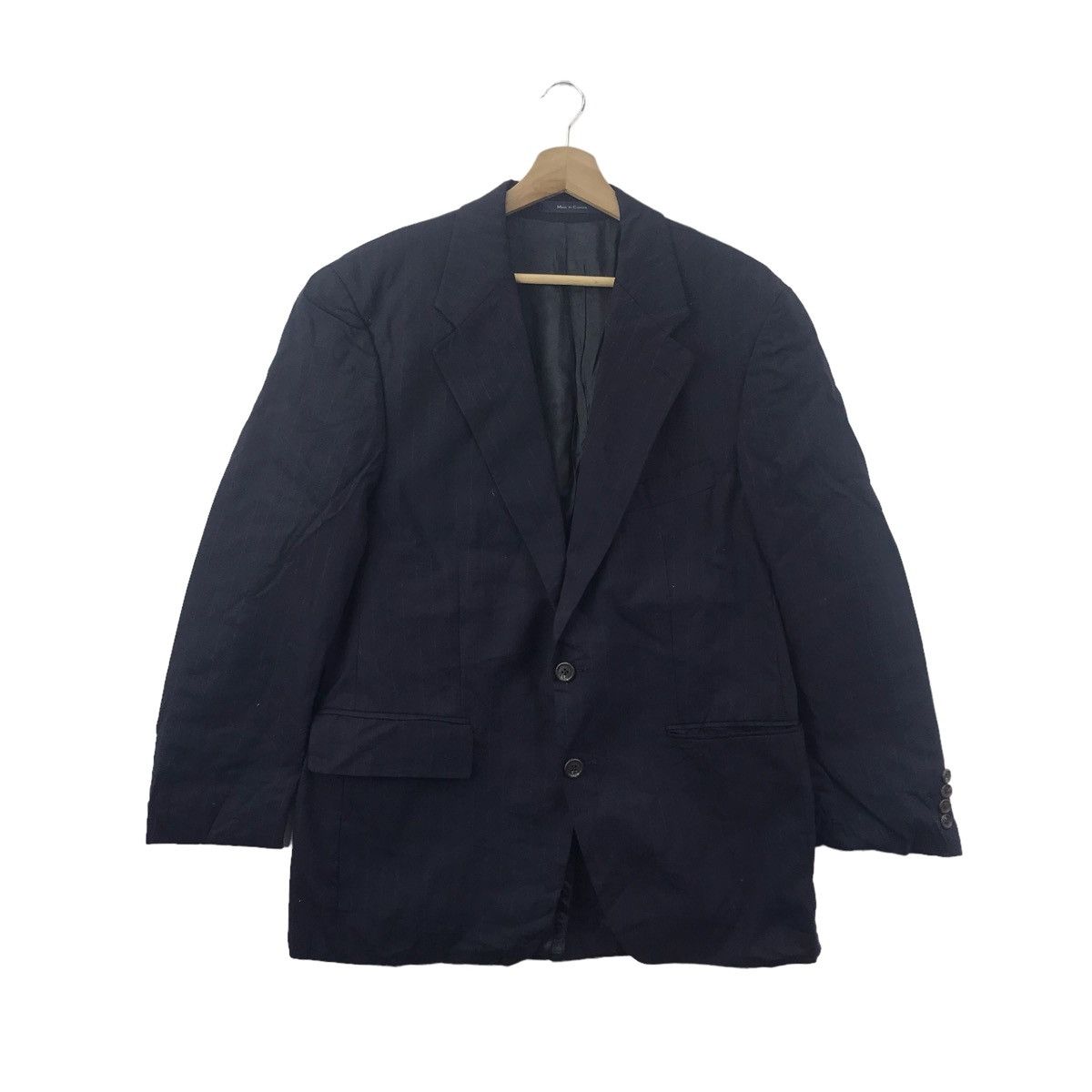 Chaps Ralph Lauren CHAPS RALPH LAUREN Plain Navy Coat Blazer Size US M / EU 48-50 / 2 - 1 Thumbnail