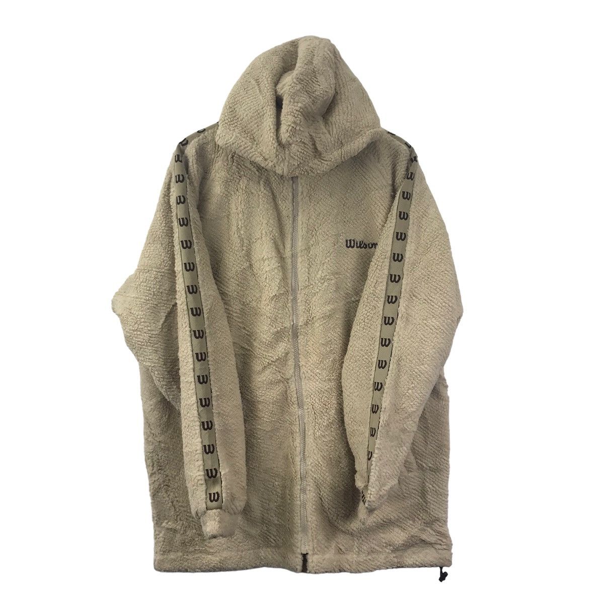 Wilson WILSON Stripes Side Tape Cream Hooded Parka Size US M / EU 48-50 / 2 - 8 Thumbnail