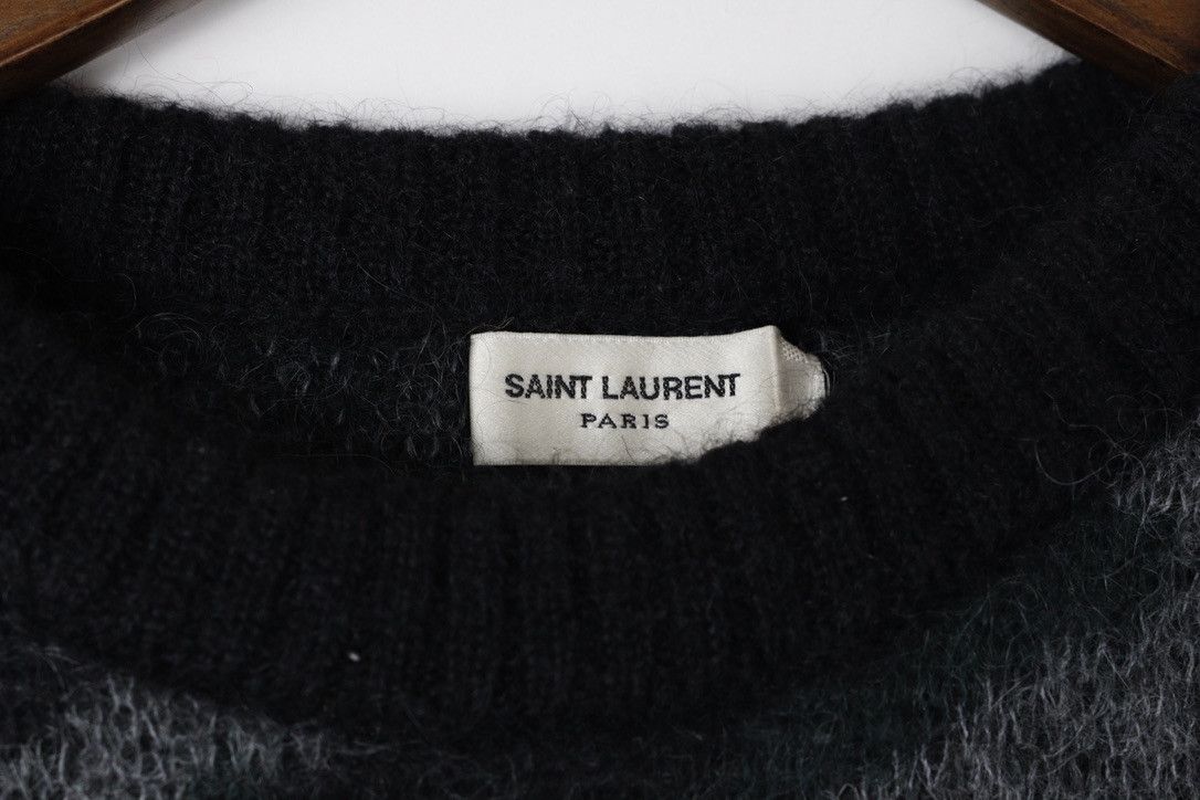 Hedi Slimane × Saint Laurent Paris FW16 Saint Laurent Camo Mohair Sweater Size US XS / EU 42 / 0 - 8 Thumbnail
