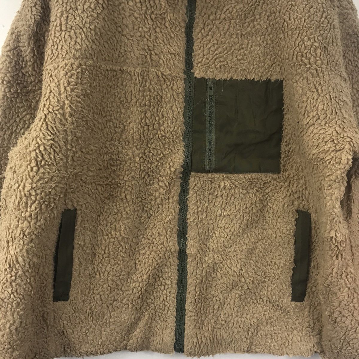 Japanese Brand ONE MAX Japanese Brand Brown Sherpa Fleece Bomber Jacket Size US M / EU 48-50 / 2 - 3 Thumbnail