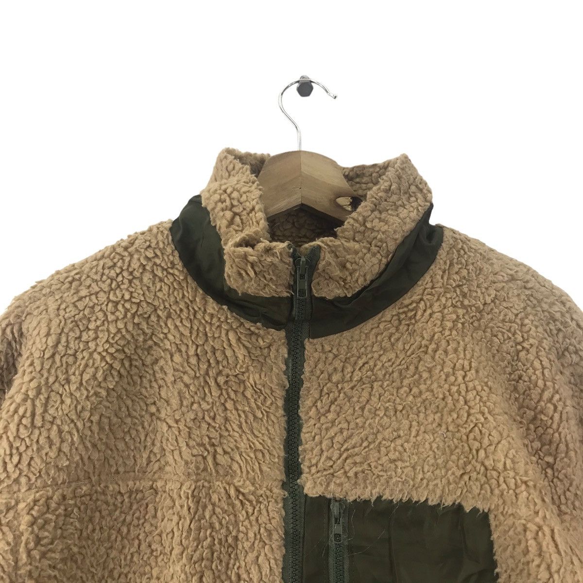 Japanese Brand ONE MAX Japanese Brand Brown Sherpa Fleece Bomber Jacket Size US M / EU 48-50 / 2 - 2 Thumbnail