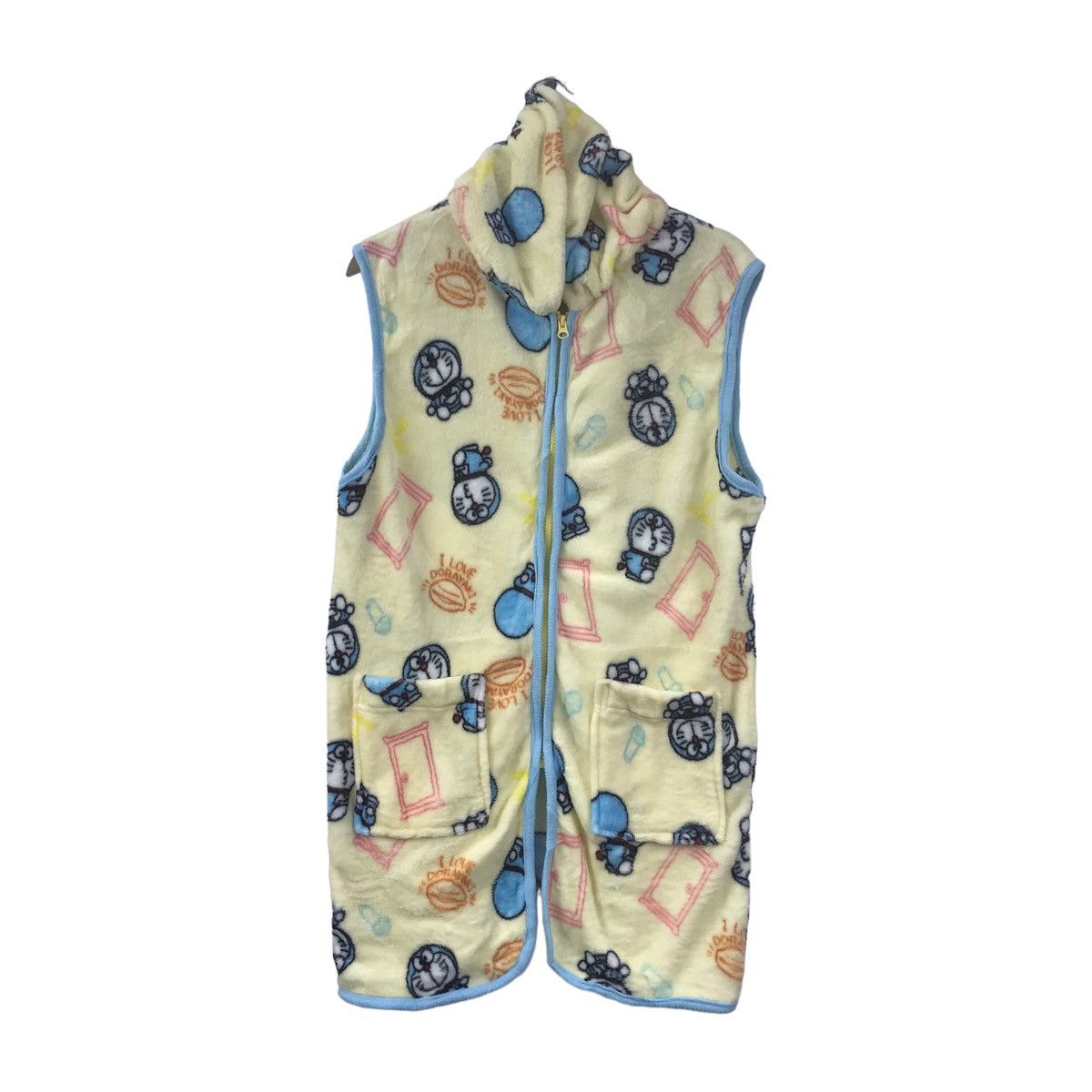 Japanese Brand I'M DORAEMON Japanese Anime Overprint Long Vest Size US M / EU 48-50 / 2 - 1 Thumbnail
