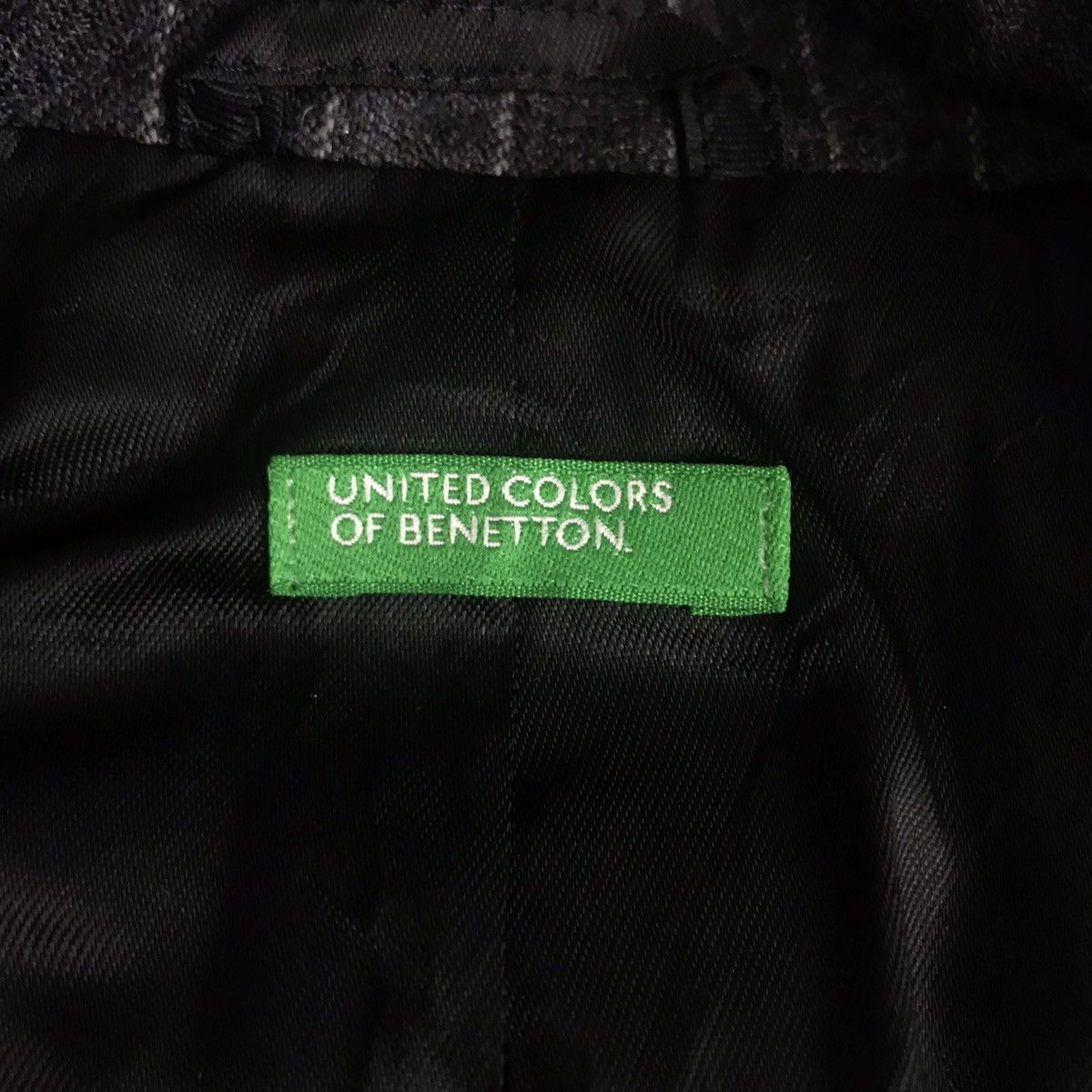 United Colors Of Benetton UNITED COLOR of BENETTON Stripes Black Blazer Coat Size US S / EU 44-46 / 1 - 4 Thumbnail