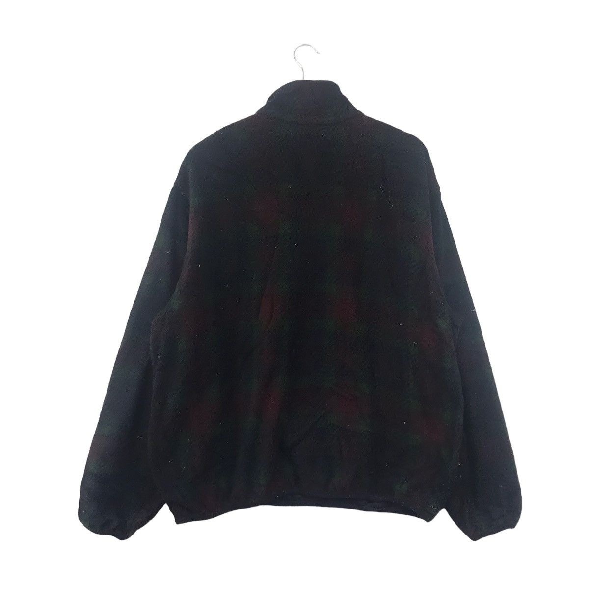 Lands' End LANDS' END Multi Color Check Retro Sherpa Red Green Jacket Size US L / EU 52-54 / 3 - 7 Thumbnail