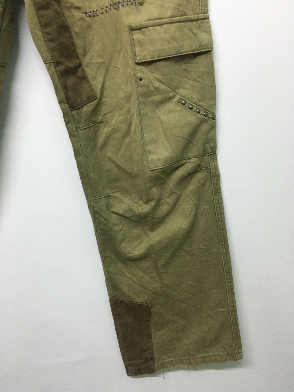 Japanese Brand Japanes brand kelen cargo pants studded Size US 30 / EU 46 - 3 Thumbnail