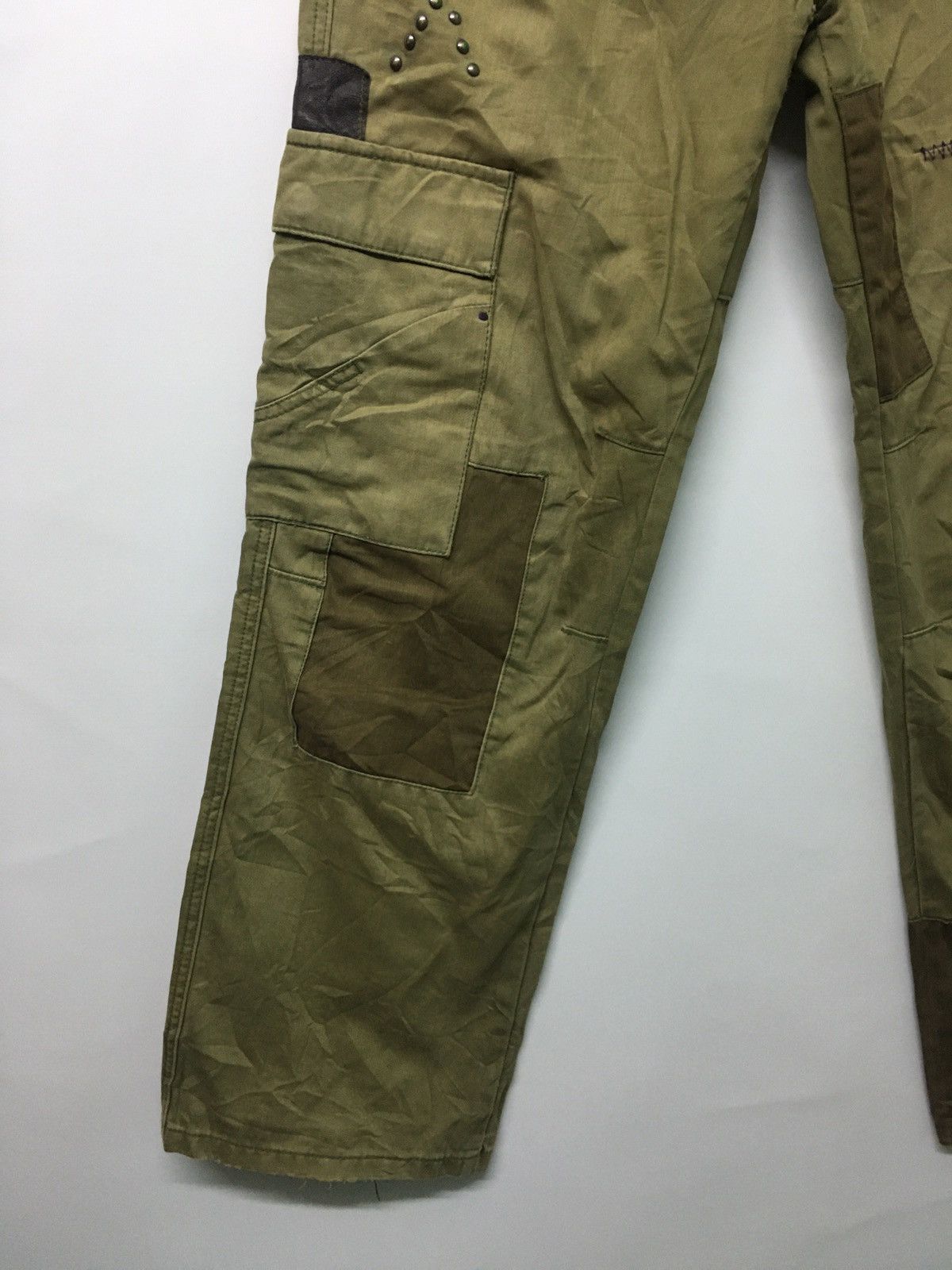 Japanese Brand Japanes brand kelen cargo pants studded Size US 30 / EU 46 - 2 Thumbnail