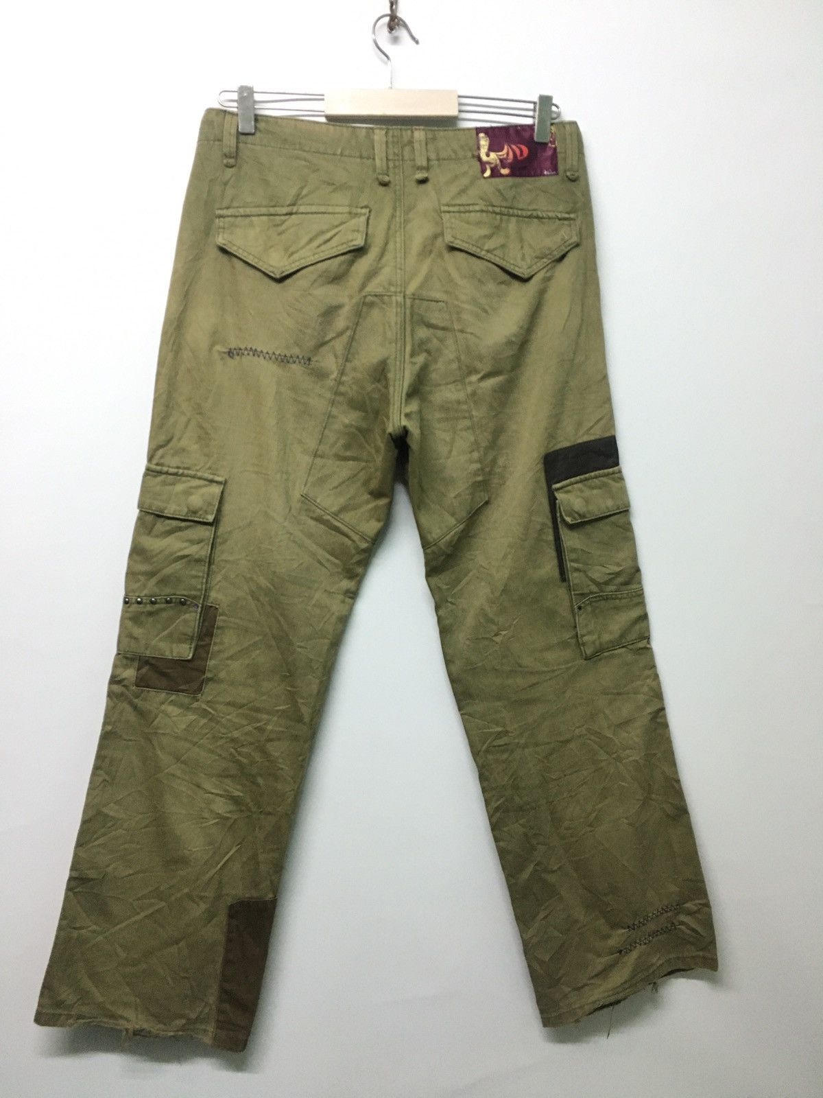 Japanese Brand Japanes brand kelen cargo pants studded Size US 30 / EU 46 - 7 Thumbnail