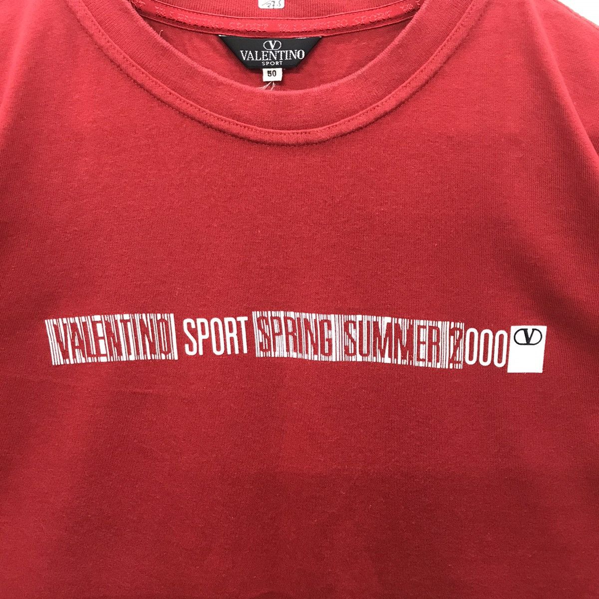 Designer × Valentino × Vintage Rare!! Vintage 2000 Valentino Sport Spring Summer Tee Size US XL / EU 56 / 4 - 4 Thumbnail