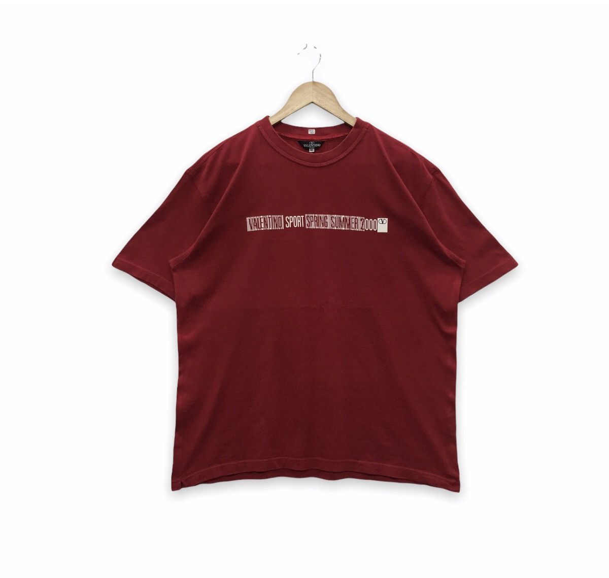 Designer × Valentino × Vintage Rare!! Vintage 2000 Valentino Sport Spring Summer Tee Size US XL / EU 56 / 4 - 1 Thumbnail