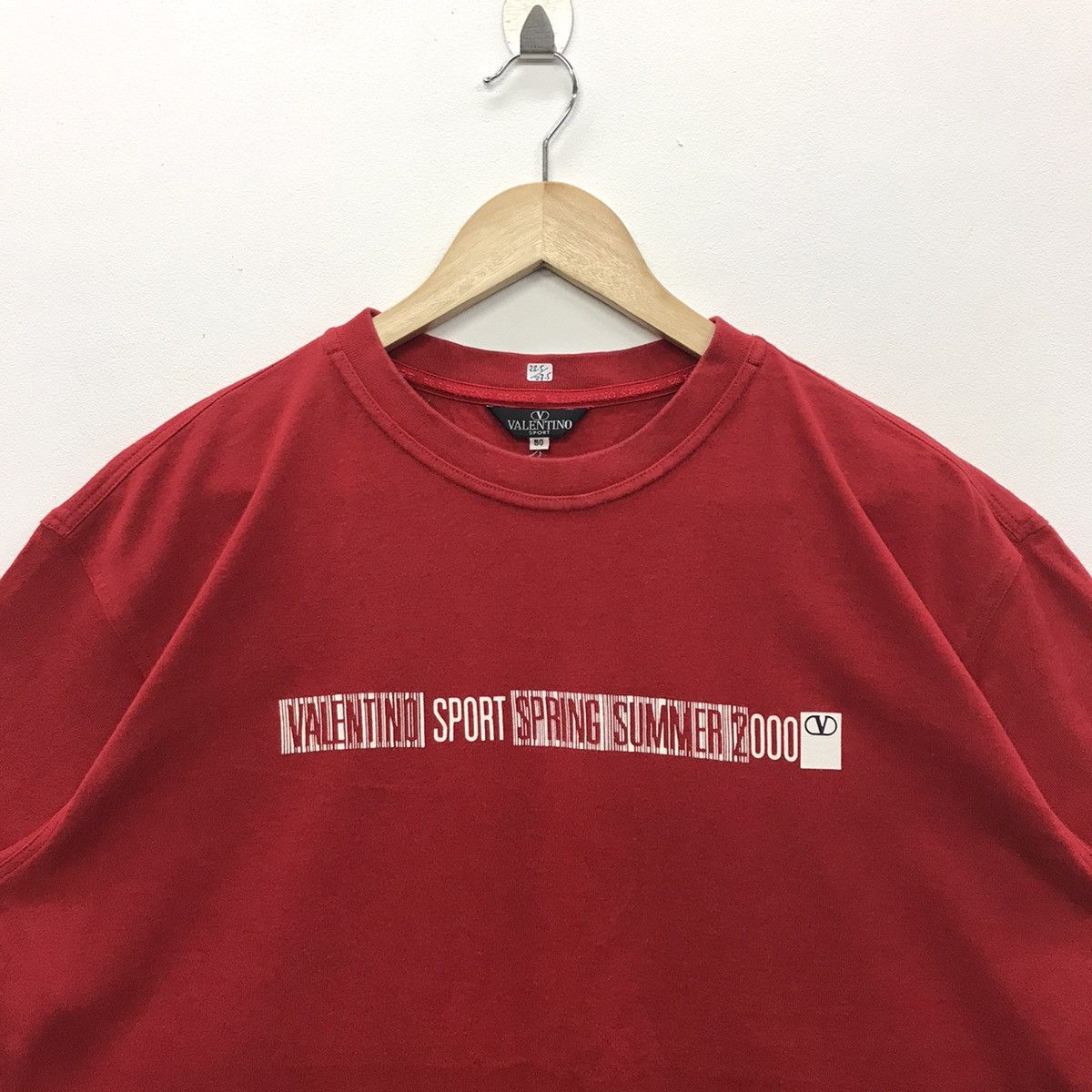 Designer × Valentino × Vintage Rare!! Vintage 2000 Valentino Sport Spring Summer Tee Size US XL / EU 56 / 4 - 2 Thumbnail