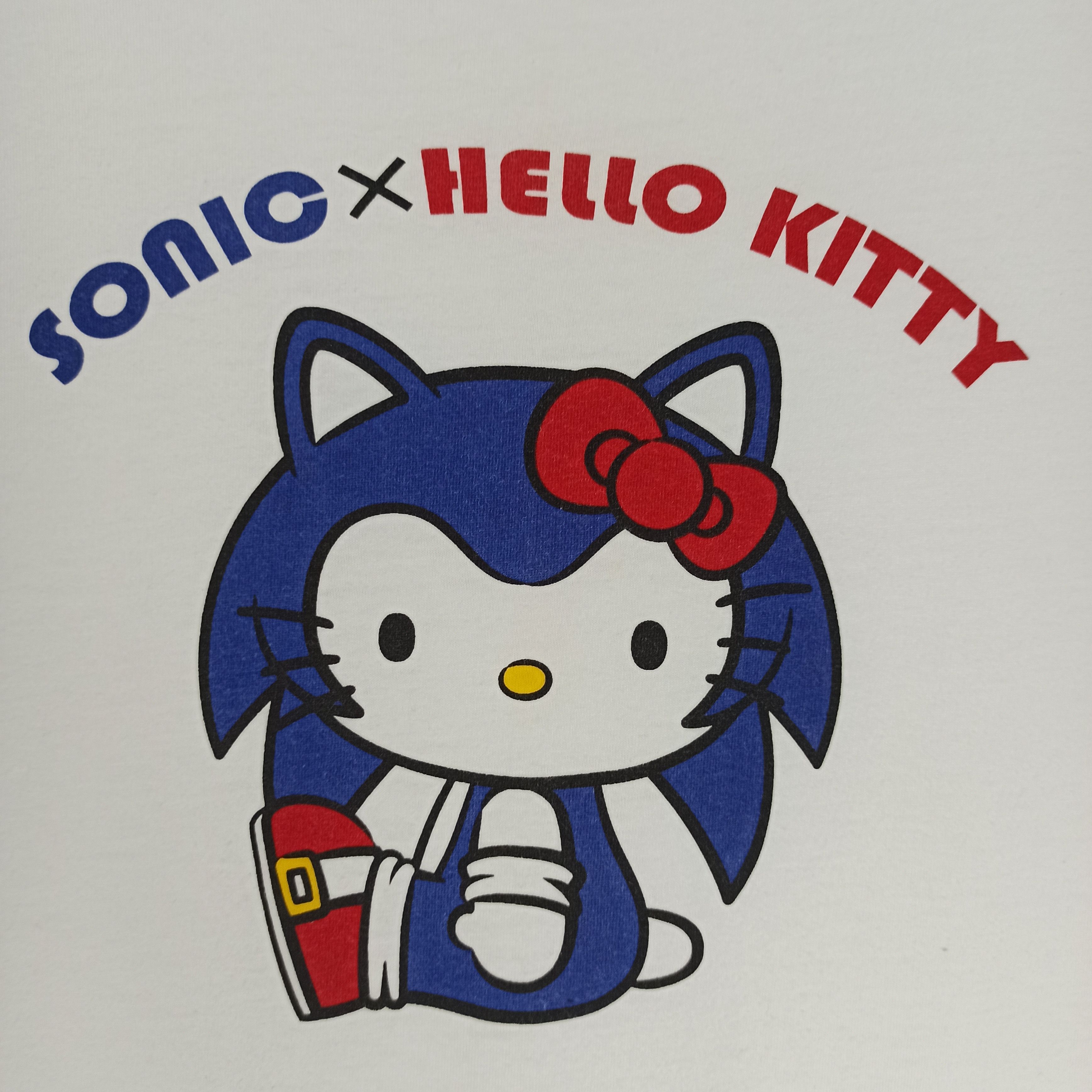 Anime Sonic Hedgehog X Hello kitty Tshirt Size US M / EU 48-50 / 2 - 3 Thumbnail